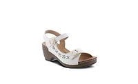 Patrizia Women's Shantay Adjustable Wedge Sandals with Back Strap