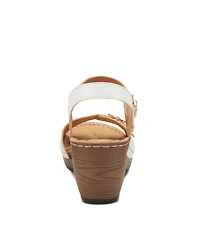 Patrizia Women's Shantay Adjustable Wedge Sandals with Back Strap