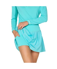 G Lifestyle Clothing Women's Woven Accordion Skort