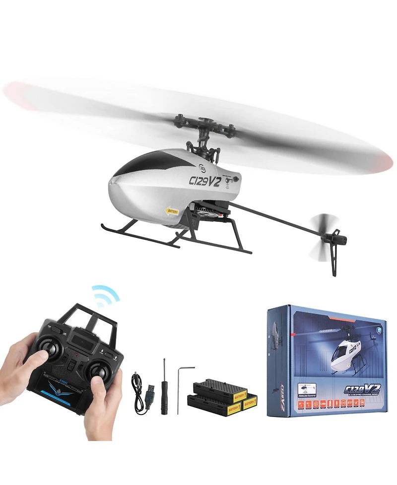 Mecale 2.4GHz Single-Propeller Rc Helicopter with Gyro and One-Key Takeoff/Landing