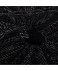 Household Essentials Rolling Pop Up Hamper, Grey