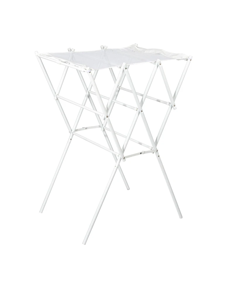 Household Essentials Clothes Drying Rack, White