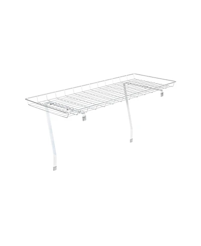 Household Essentials Rear Display Over-The-Washer Storage Shelf, Silver