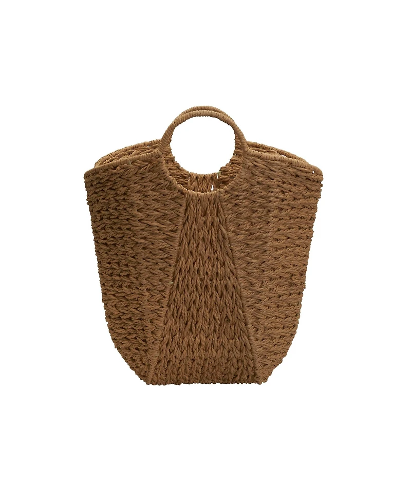 Household Essentials Paper Rope Basket With Handles