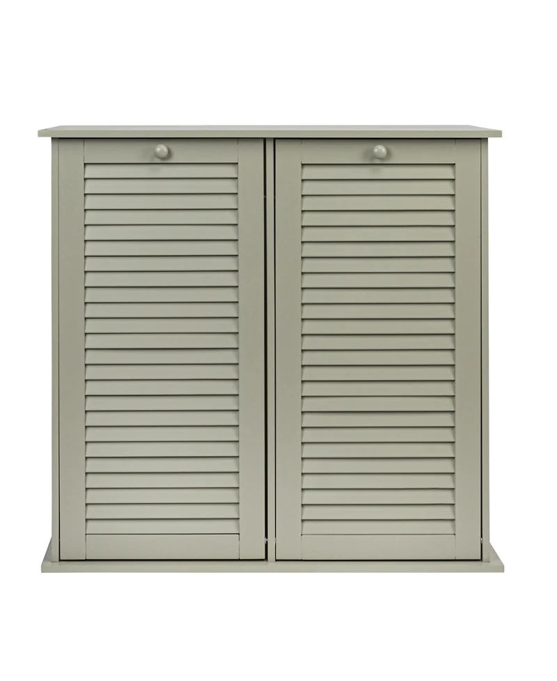 Household Essentials Tilt-out Cabinet Laundry Sorter with Shutter Front