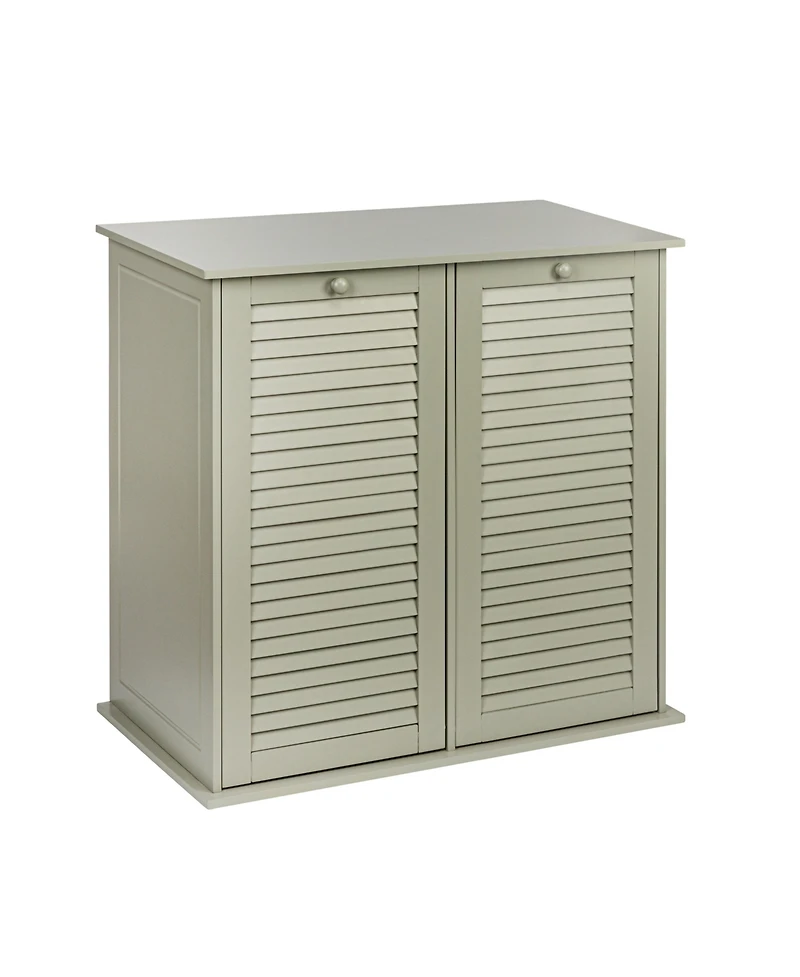 Household Essentials Tilt-out Cabinet Laundry Sorter with Shutter Front
