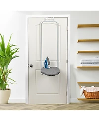 Household Essentials Over the Door Ironing Board, White