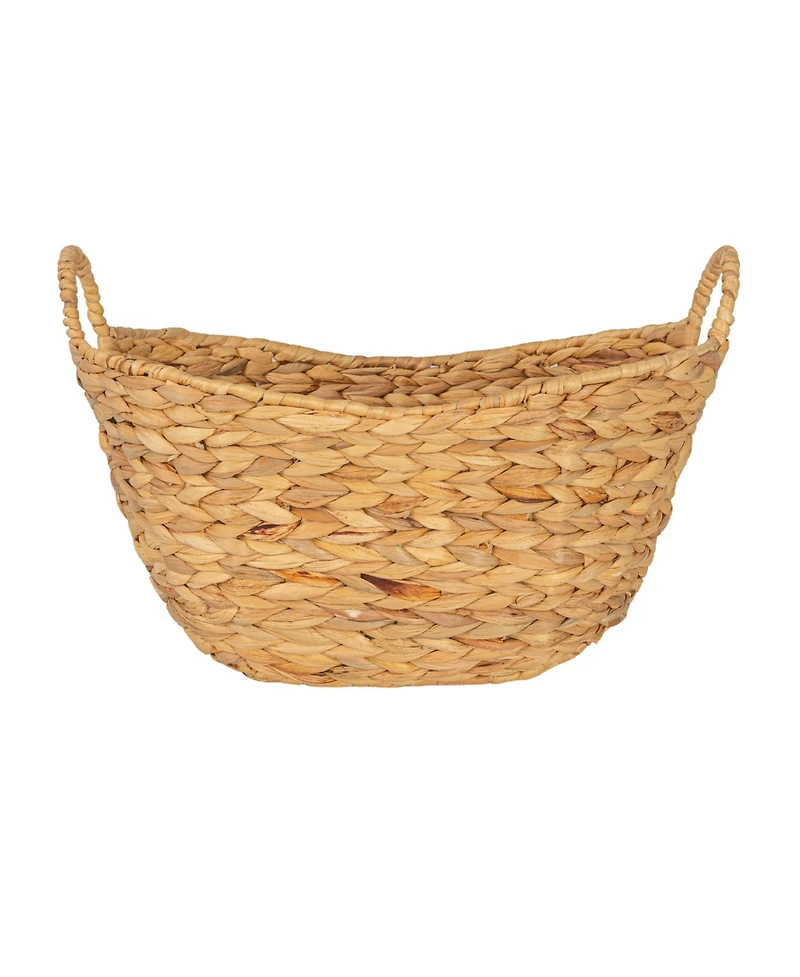 Household Essentials Water Hyacinth Basket with Handles
