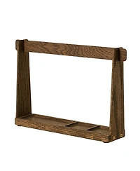 Uncommon Goods Save My Spot Red Oak Book Stand With Removable Bookmark