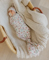 Copper Pearl Baby Girls Natalie Knit Blanket