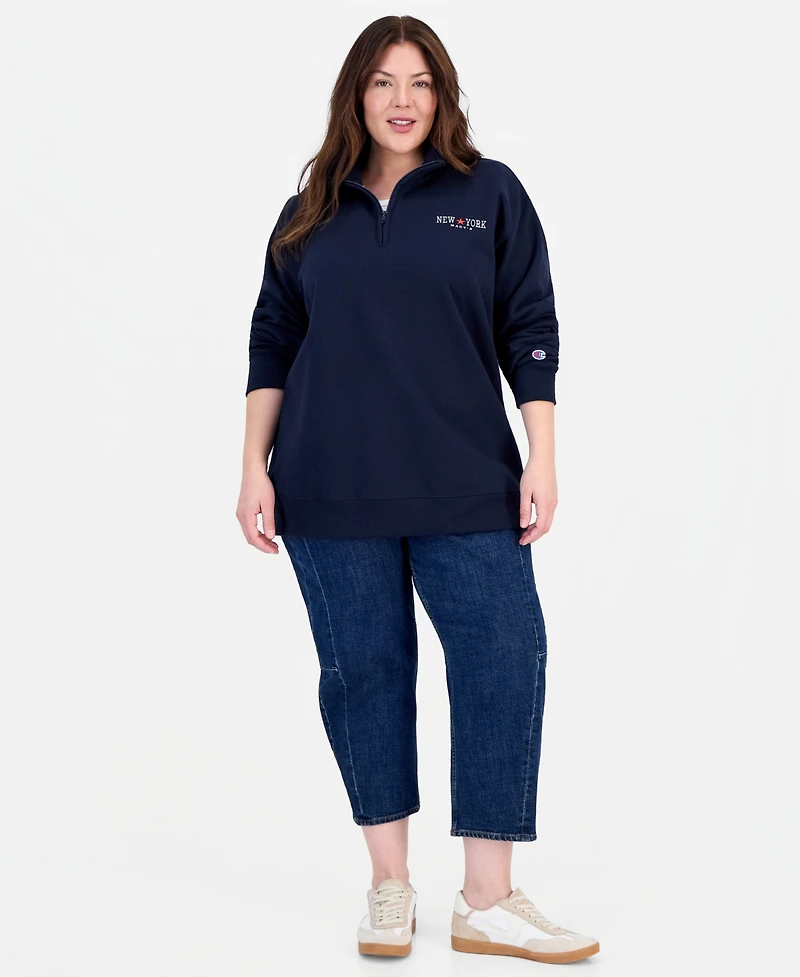 Champion Unisex Powerblend Quarter-Zip Sweatshirt, Created for Macy's