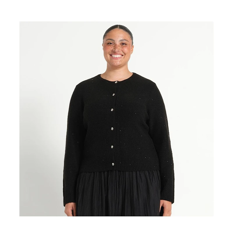 Estelle Women's Night Cardi Sparkle Knit