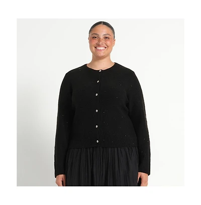 Estelle Women's Night Cardi Sparkle Knit