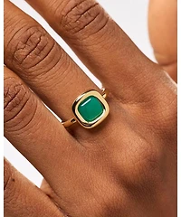 Ana Luisa Statement Ring - Clara Green Onyx