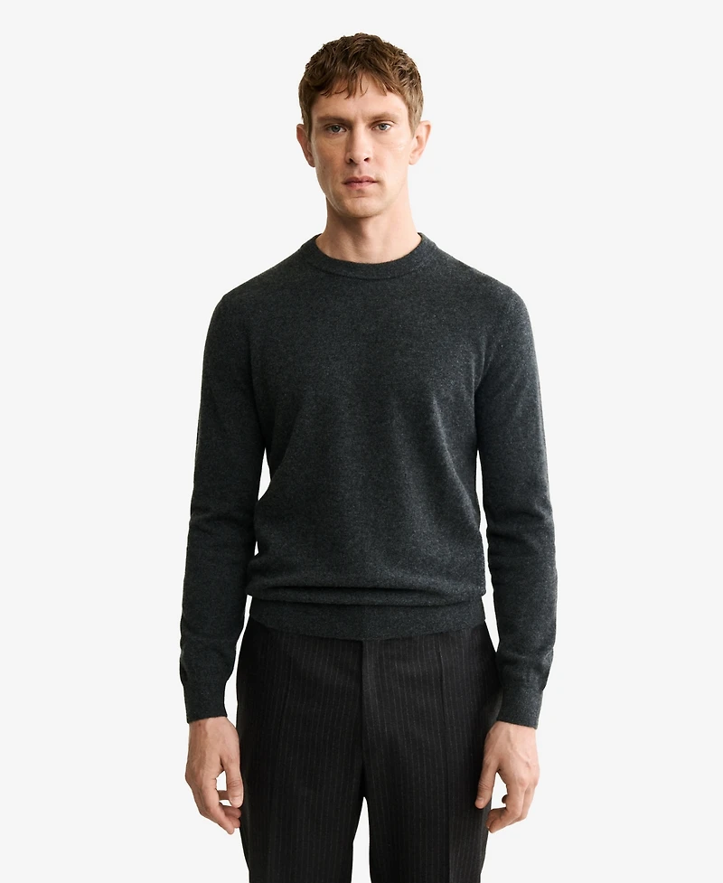 Mango Men's Cashmere Regular-Fit Sweater
