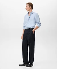 Mango Men's Regular Cotton Shirt