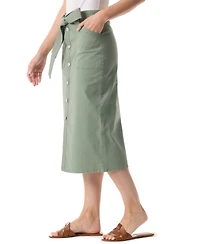 Gloria Vanderbilt Women's Belted Maxi Skirt