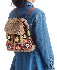 Women's Sayulita Crochet Backpack