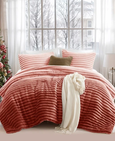 510 Design Avril Fluffy Ribbed Plush 2-Pc. Comforter Set, Twin/Twin Xl