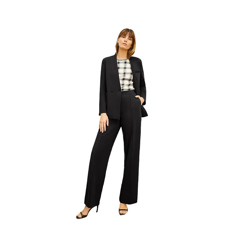 M.m.LaFleur Petite Butter Ponte Janette Blazer