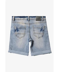 Cultura Big Boys Roll-Up Denim Shorts 2-Pack