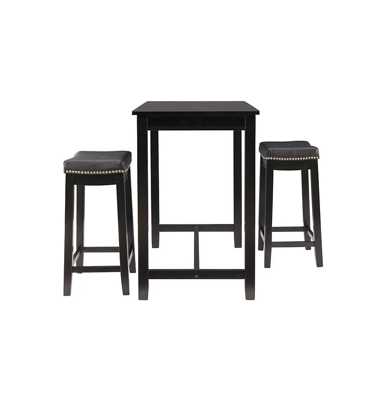 Linon Claridge 3Pc Counter Set