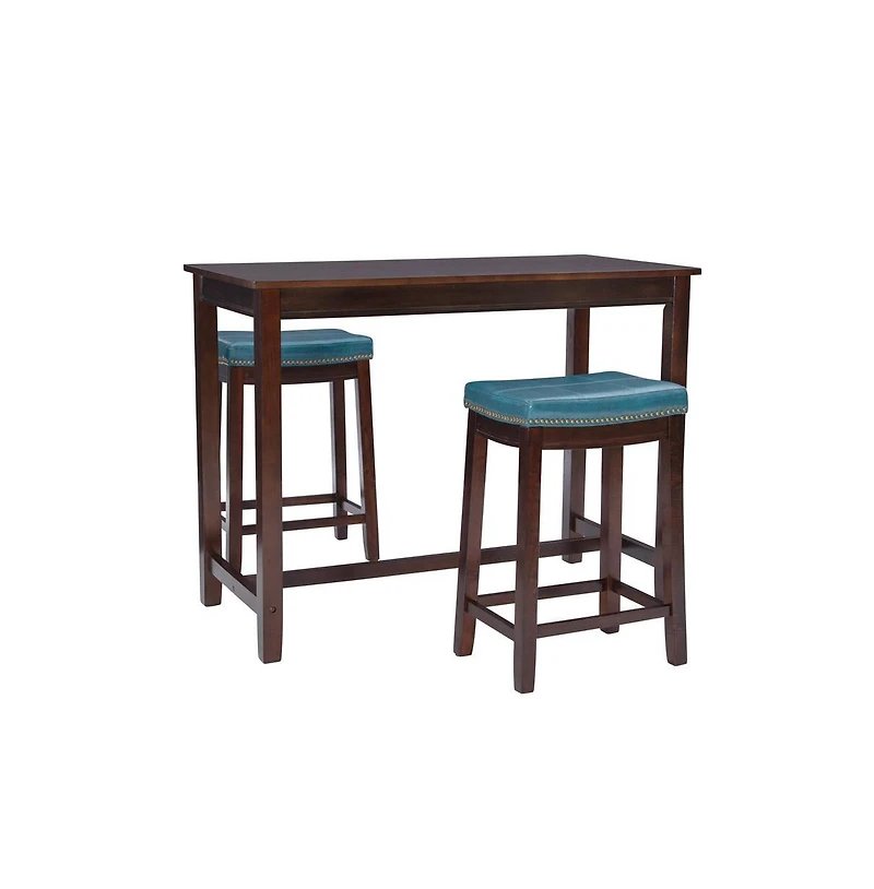 Linon Claridge 3Pc Counter Set