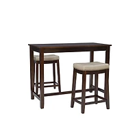 Linon Claridge 3Pc Counter Set