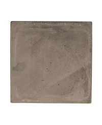 Storied Home Contemporary Cement Boxes with Lids, Grey, Set of 2