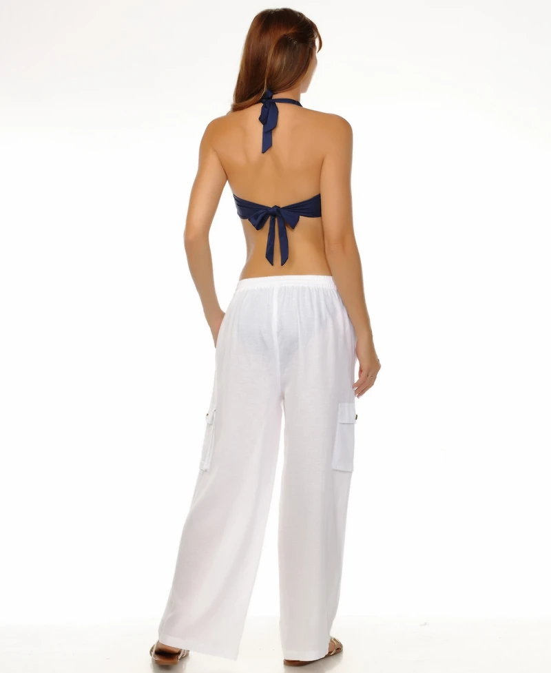 Raviya Women's Pull-On Cover-Up Cargo Pants