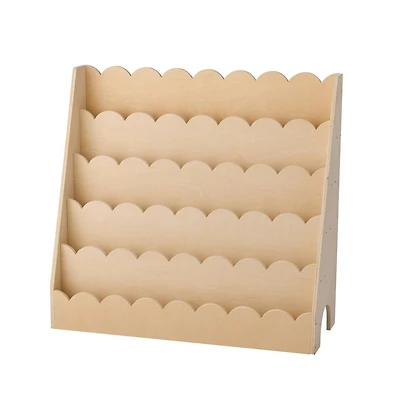 Slickblue 5-Tier Montessori Toddler Bookcase with Front-Facing Shelves