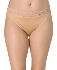 Maidenform Women's Everyday Pretty Lace Hi Cut Brief Panty