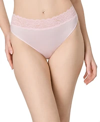 Maidenform Women's Everyday Pretty Lace Hi Cut Brief Panty