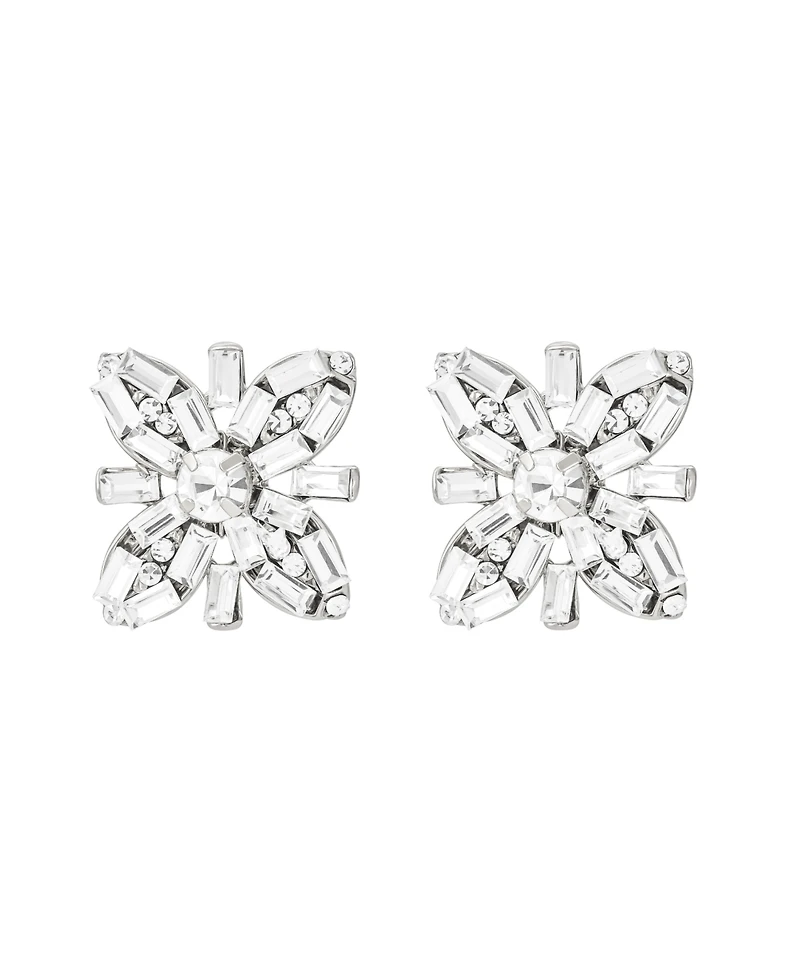Untamed Petals Quinn Crystal Stud Earrings