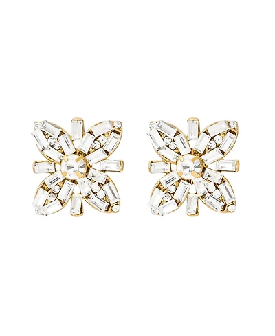 Untamed Petals Quinn Crystal Stud Earrings