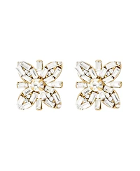 Untamed Petals Quinn Crystal Stud Earrings