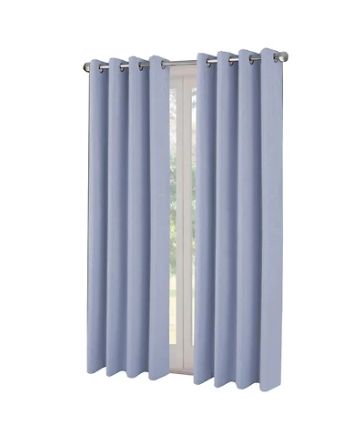Rt Designers Collection Boden 100% Blackout Grommet Curtain Panel 54" x 90" Denim