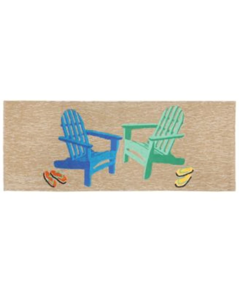 Liora Manne Front Porch Indoor Outdoor Adirondack Seaside Area Rug