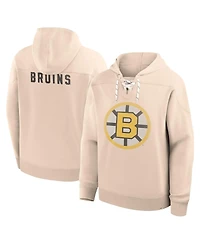 Fanatics Men's Cream Boston Bruins Vintage Hoodie