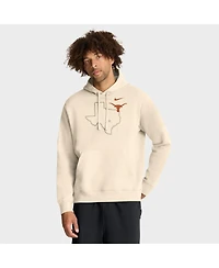 Nike Men's Cream Texas Longhorns Campus Shadow Hoodie