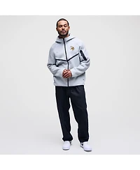 Nike Men's Heather Gray Minnesota Vikings Tech Fleece Full-Zip Windrunner Hoodie