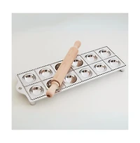 Verve Culture Ravioli Mold with rolling pin