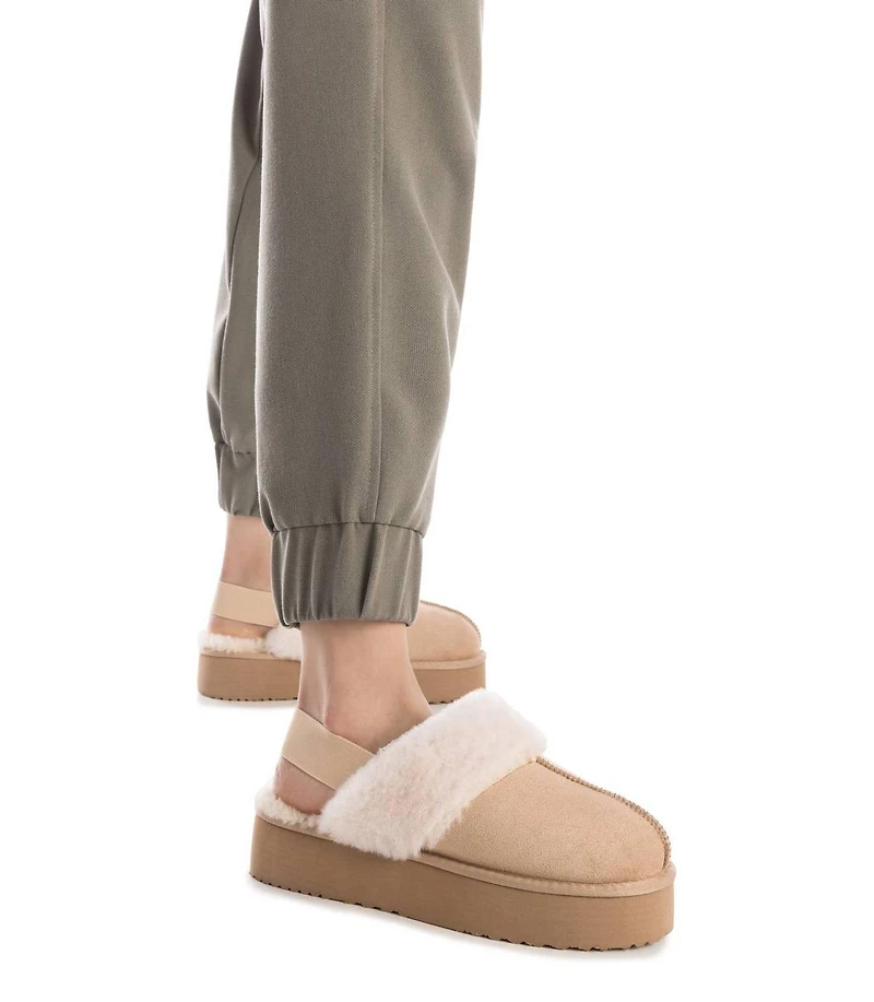 Xti Women's Suede Casual Slingback Clogs