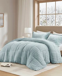 Madison Park Duke Reversible Faux Fur 3-Pc. Comforter Set, King/California King