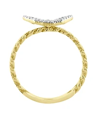 Macy's White Baguette Diamond Ring (1/4 ct. t.w.) in 10k Yellow Gold