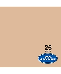 Savage Widetone Seamless Background Paper, 86" x 36' - Beige, 2-Pack