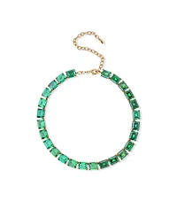 Retro Chic Lime Glow Necklace