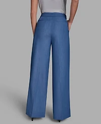 Bcbg Women's High-Rise Wide-Leg Pants