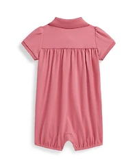 Polo Ralph Lauren Baby Girls' Short-Sleeve Bubble Shortall