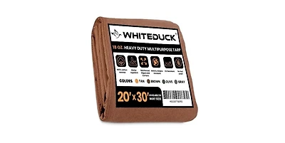 18 oz. Canvas Tarp 20x30 Brown